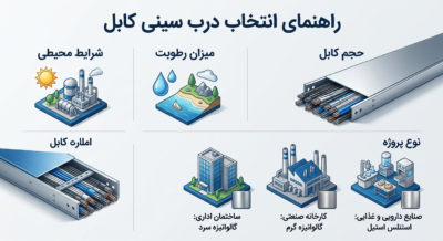 راهنمای انتخاب درب سینی کابل
